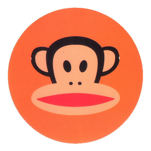 Paul Frank Head Orange Circle