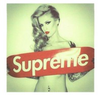 Supreme with Naked Tattoo Lady