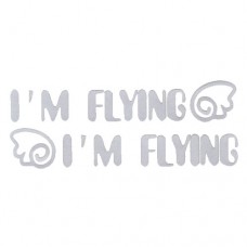 I'm Flying Vinyl Decal